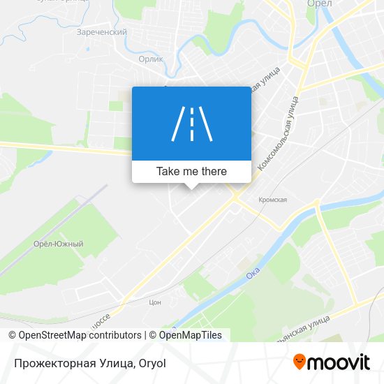 Прожекторная Улица map