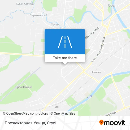 Прожекторная Улица map