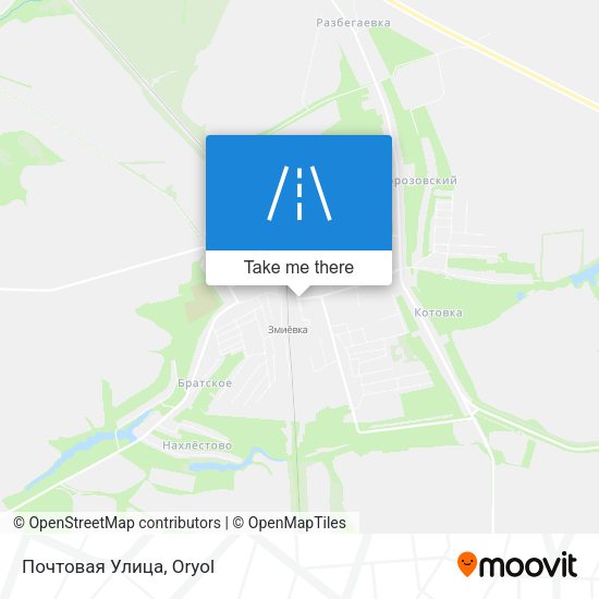 Почтовая Улица map
