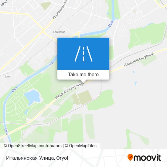 Итальянская Улица map