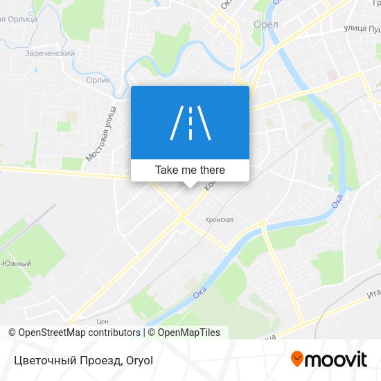 Цветочный Проезд map