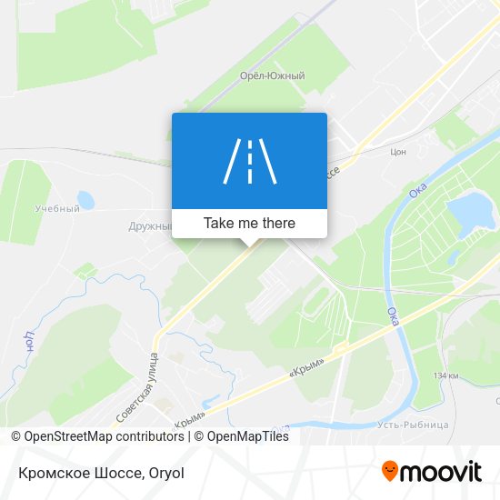 Кромское Шоссе map
