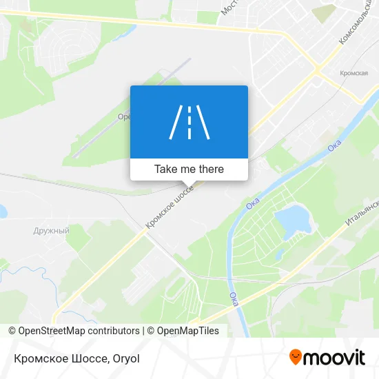 Кромское Шоссе map