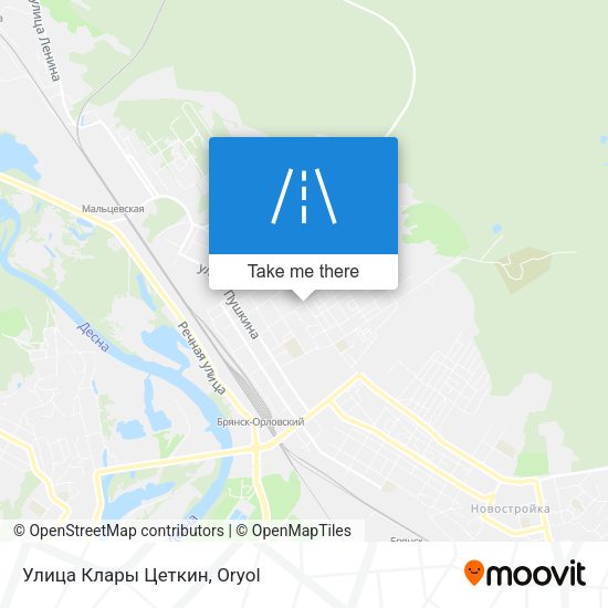 Улица Клары Цеткин map