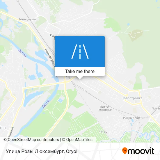 Улица Розы Люксембург map