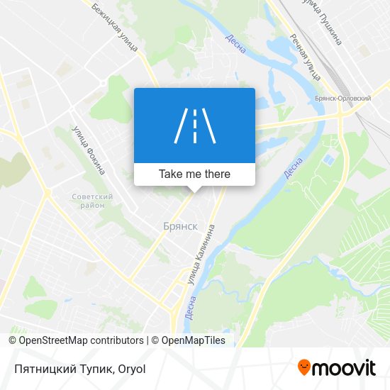 Пятницкий Тупик map