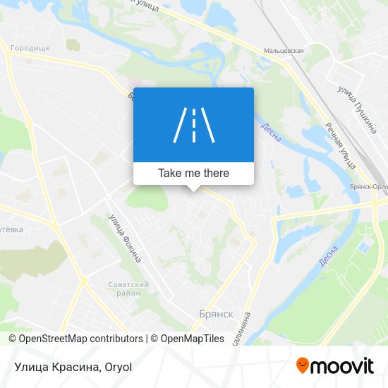 Улица Красина map