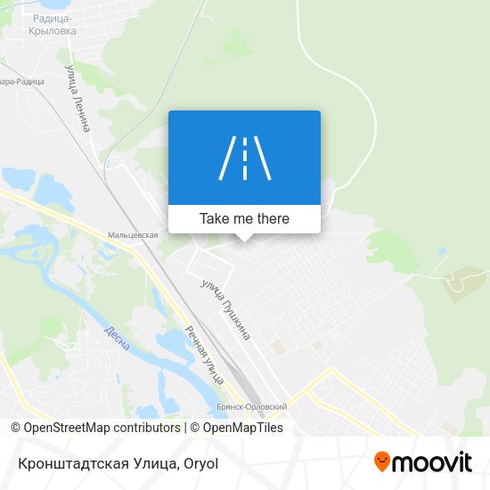Кронштадтская Улица map