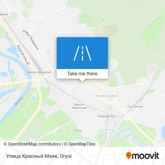 Улица Красный Маяк map