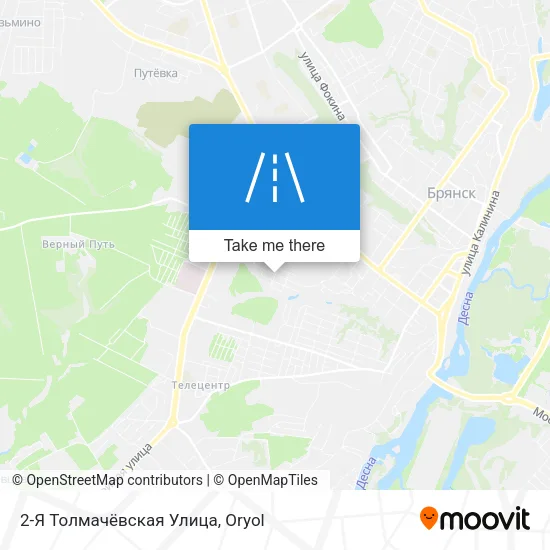 2-Я Толмачёвская Улица map