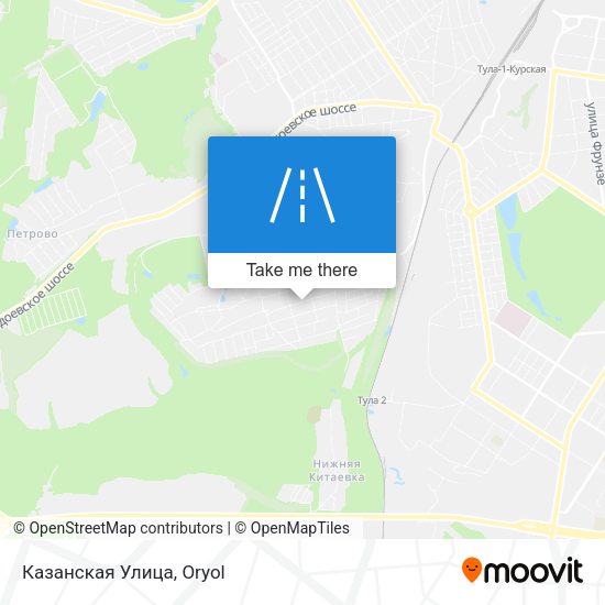 Казанская Улица map