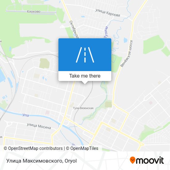 Улица Максимовского map