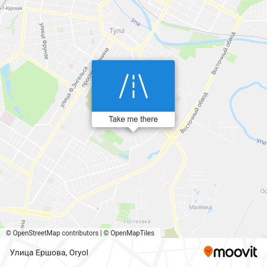 Улица Ершова map