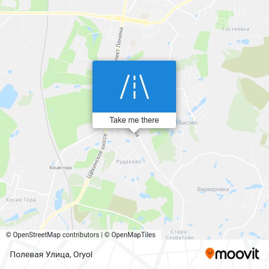 Полевая Улица map