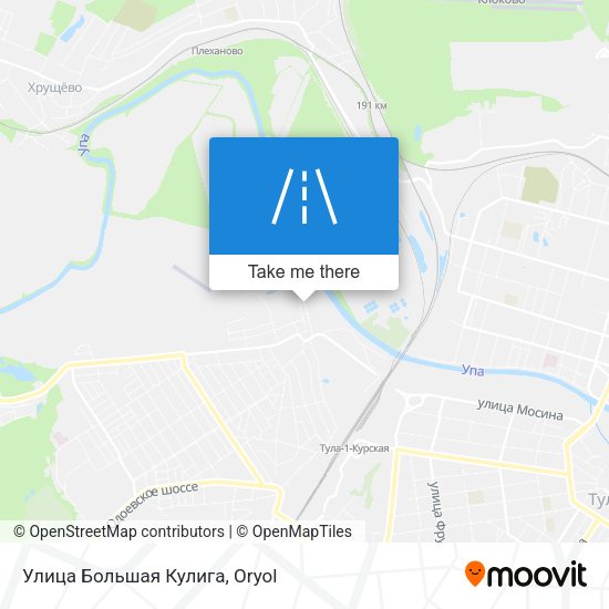 Улица Большая Кулига map