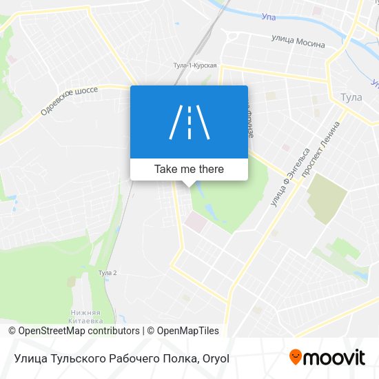 Улица Тульского Рабочего Полка map