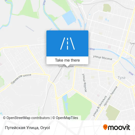 Путейская Улица map