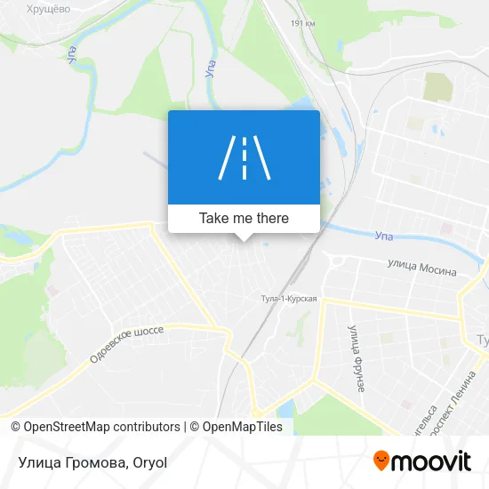 Улица Громова map
