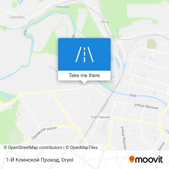 1-Й Клинской Проезд map