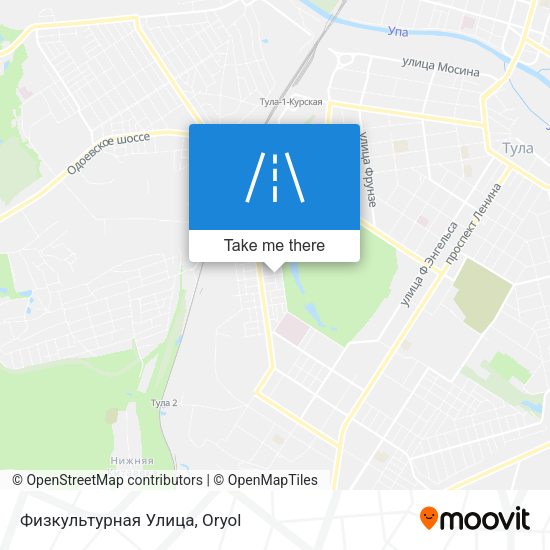 Физкультурная Улица map