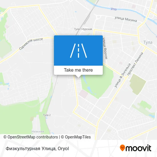 Физкультурная Улица map