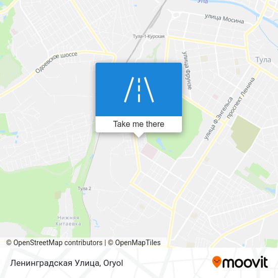 Ленинградская Улица map