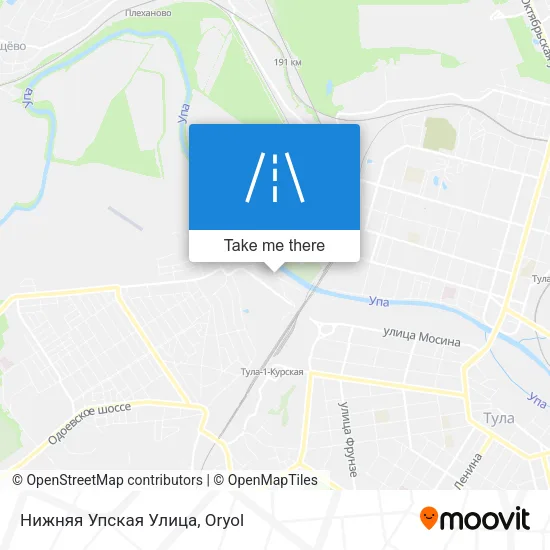 Нижняя Упская Улица map