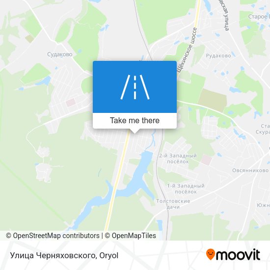 Улица Черняховского map