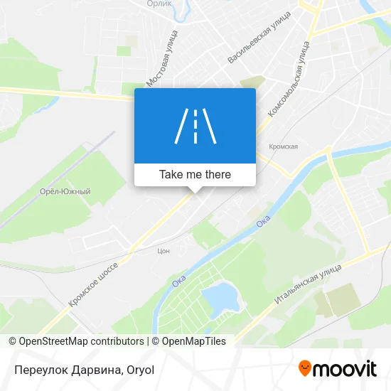 Переулок Дарвина map