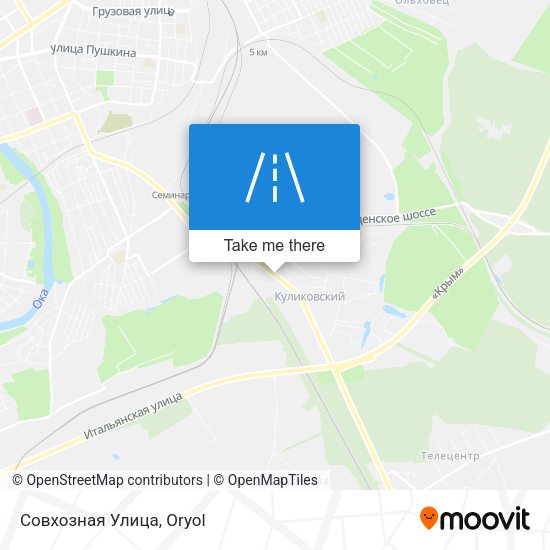 Совхозная Улица map