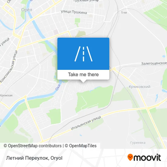 Летний Переулок map