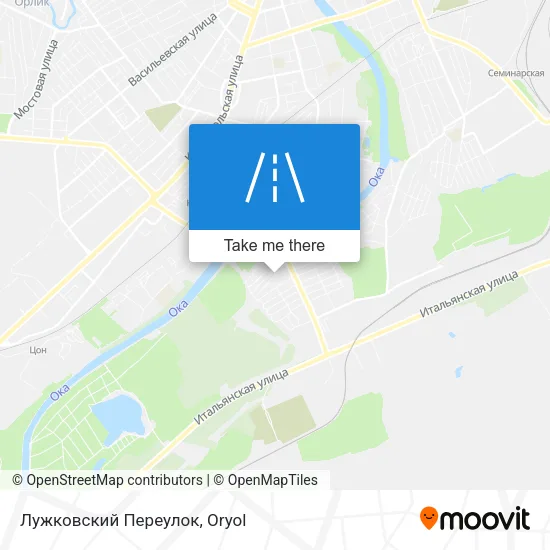 Лужковский Переулок map