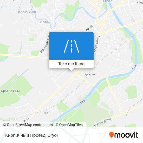 Кирпичный Проезд map
