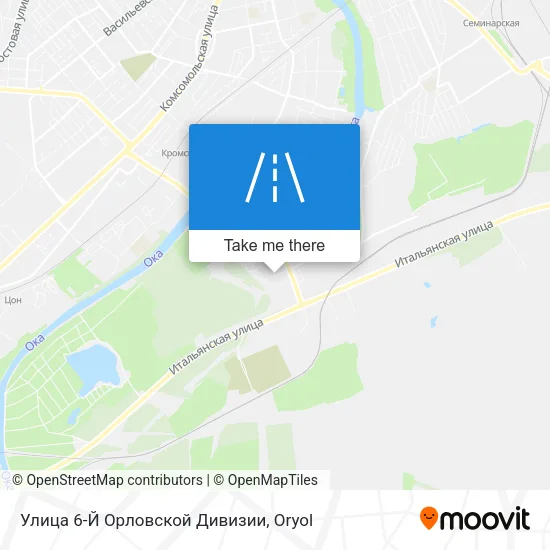 Улица 6-Й Орловской Дивизии map