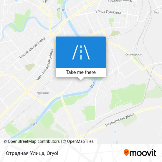 Отрадная Улица map