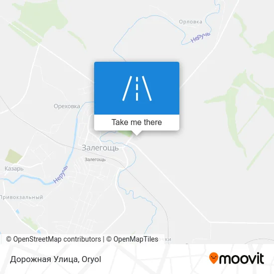 Дорожная Улица map