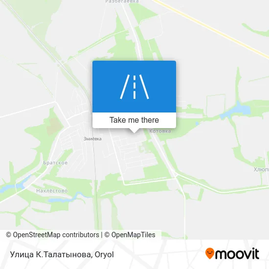 Улица К.Талатынова map