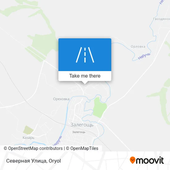 Северная Улица map