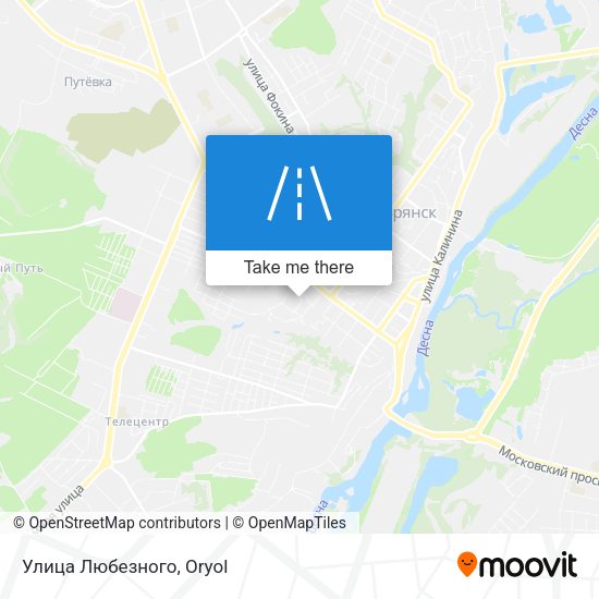 Улица Любезного map
