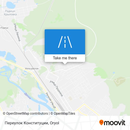 Переулок Конституции map