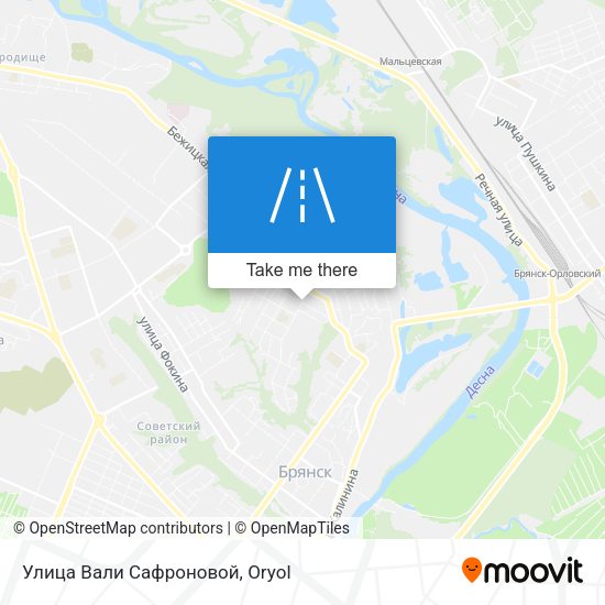 Улица Вали Сафроновой map