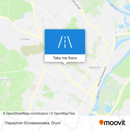 Переулок Осоавиахима map