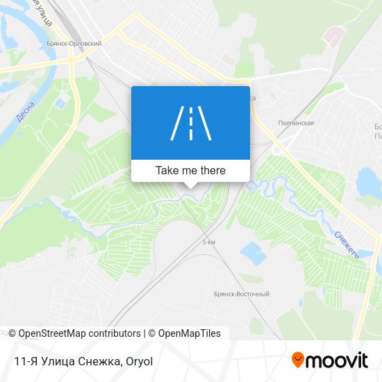 11-Я Улица Снежка map