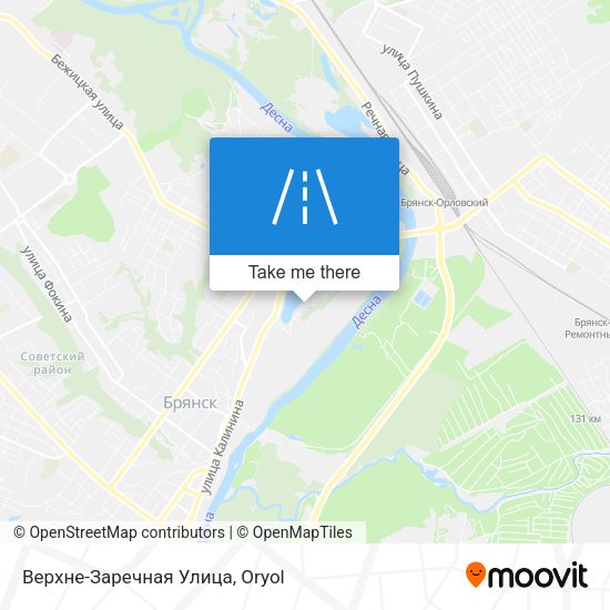 Верхне-Заречная Улица map