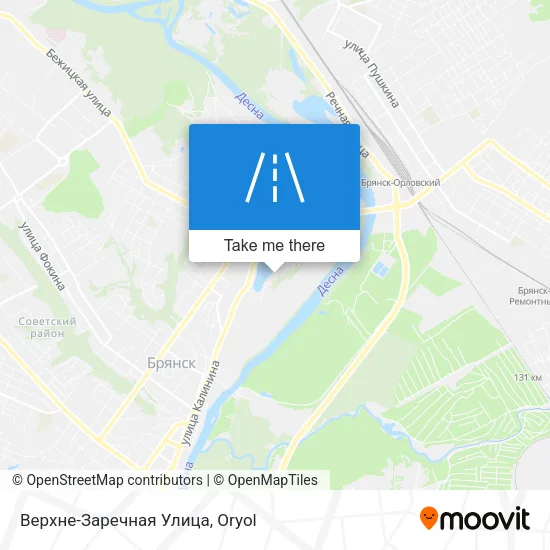 Верхне-Заречная Улица map