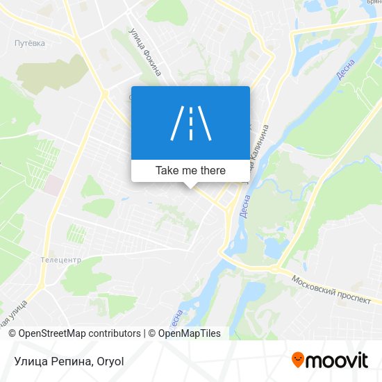 Улица Репина map