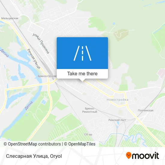 Слесарная Улица map