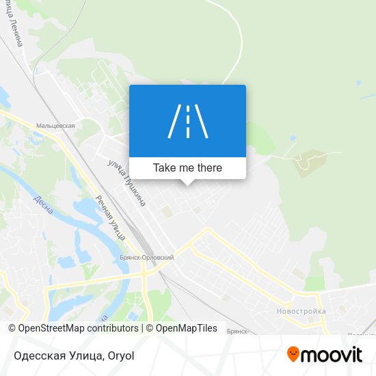 Одесская Улица map