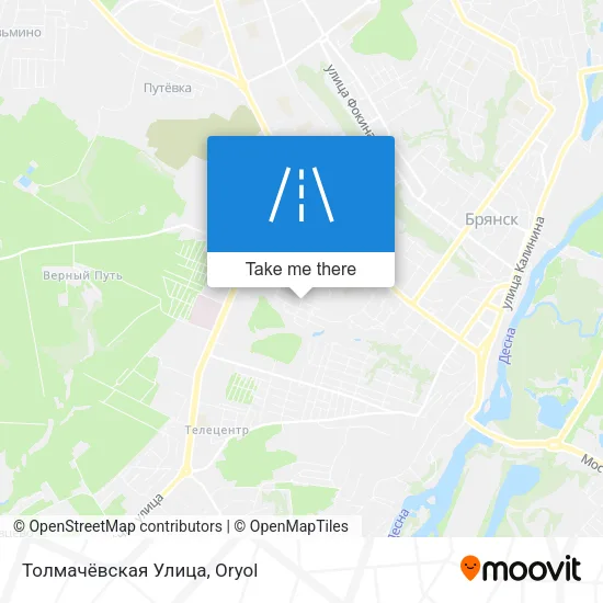 Толмачёвская Улица map