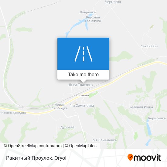 Ракитный Проулок map